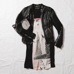 AllSaints Aster Paradiso Dress 100% Silk Size 2